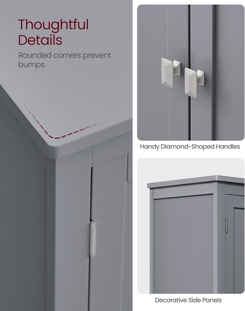 4-Door Bathroom Storage Unit