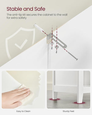 Bathroom Storage Cabinet with Drawers & Baskets - Karrari