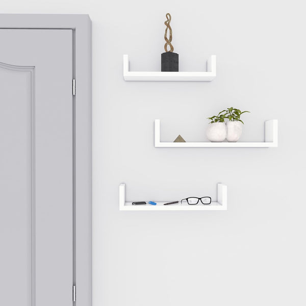 Set of 3 Floating Wall Shelves - Karrari