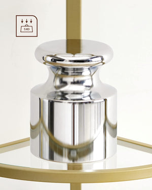 5-Tier Corner Shelf Stand with Tempered Glass - Karrari