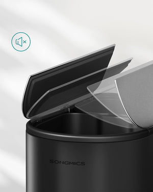 Slim Double Kitchen Bin – 30L + 20L Compartments