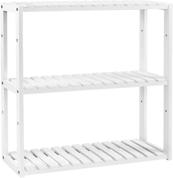 Bamboo Shelf, Height Adjustable, 3 Tier Shelf, 60 x 15 x 54 cm
