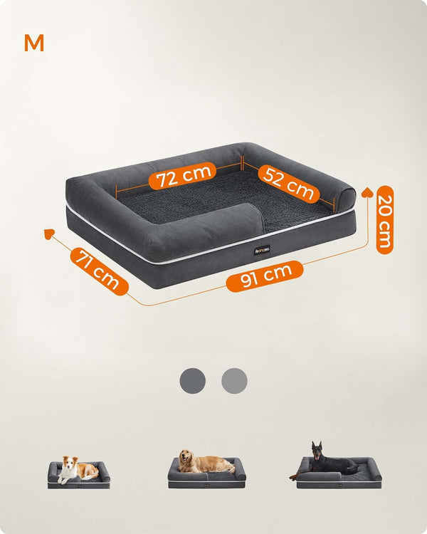 Orthopaedic Dog Bed - Washable Cover (Anti-Slip) - Karrari