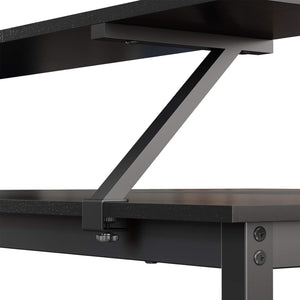 Desk L-shaped Computer Desk with Movable Monitor Mount - Karrari
