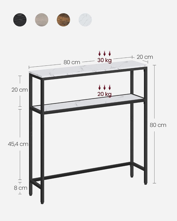 Console Table for Hallway, 2-Tier