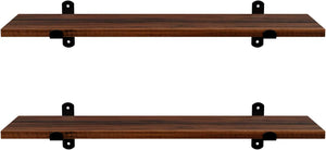 2 Piece Floating Wall Shelves