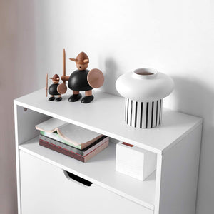 Entryway Shoe Rack – 2 Drop Doors, Adjustable - Karrari