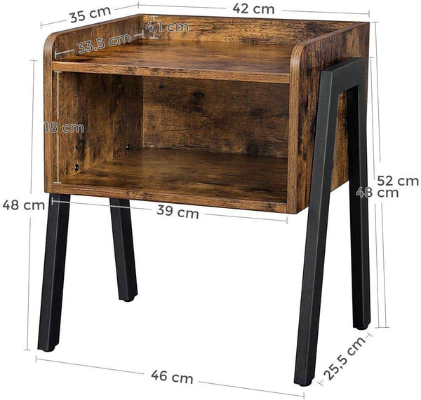 Side Table with Storage - Karrari