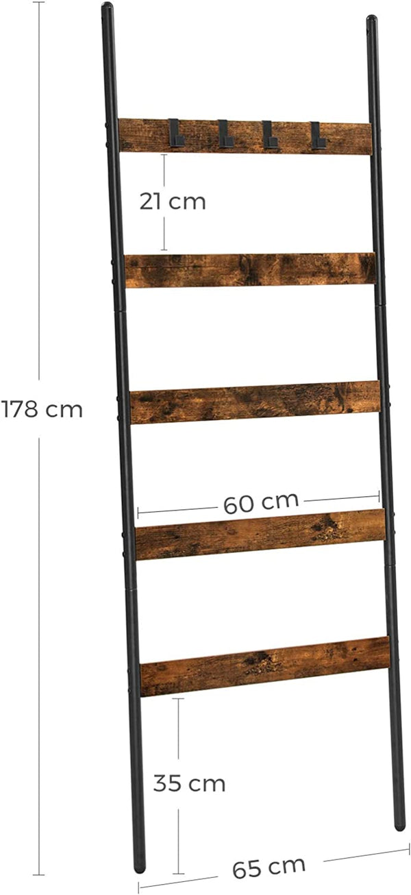 5-Tier Angled Ladder Shelf - Karrari