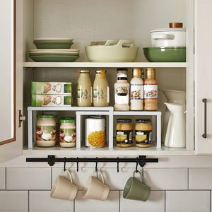 Set of 2 Stackable Spice Racks – Metal - Karrari