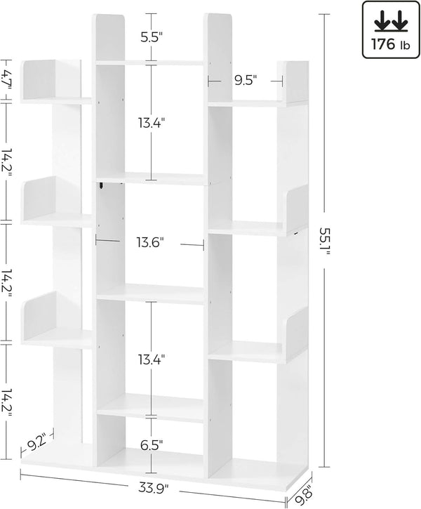Tree Bookcase with 13 Shelves - Karrari