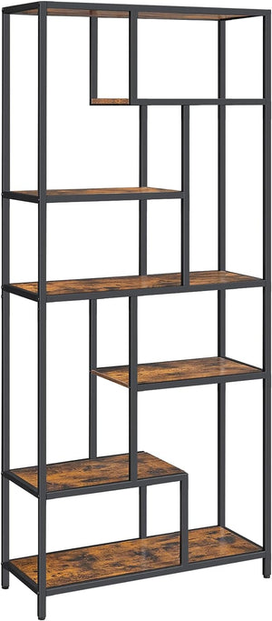 6-Tier Geometric Bookcase - Karrari