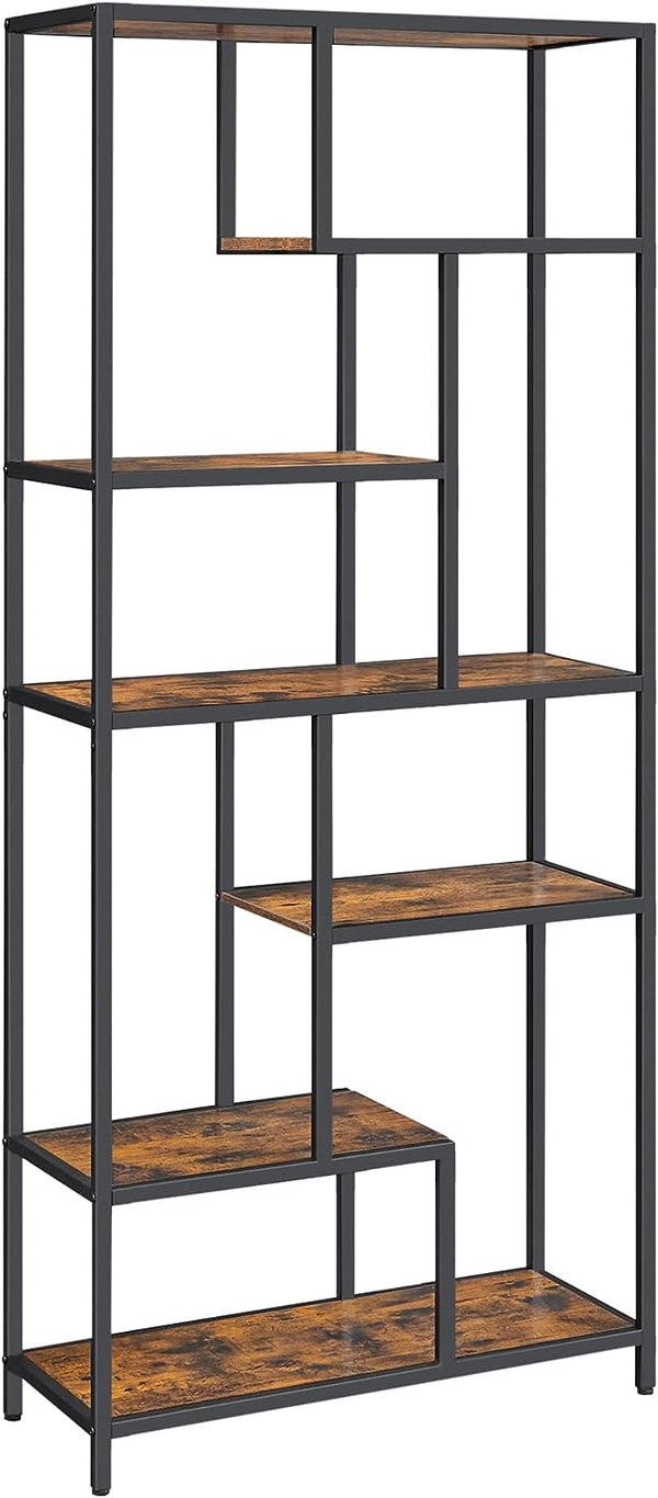 6-Tier Geometric Bookcase - Karrari
