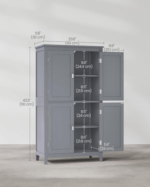 4-Door Bathroom Storage Unit - Karrari