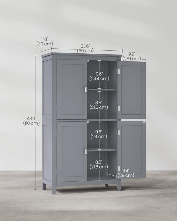 4-Door Bathroom Storage Unit - Karrari