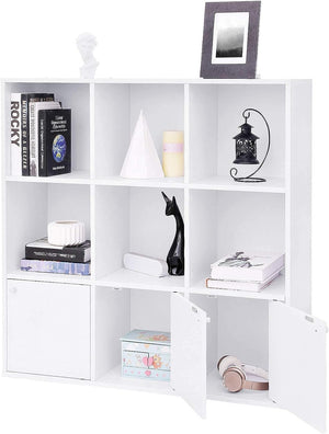 9-Cube Bookshelf with Cabinets - Karrari