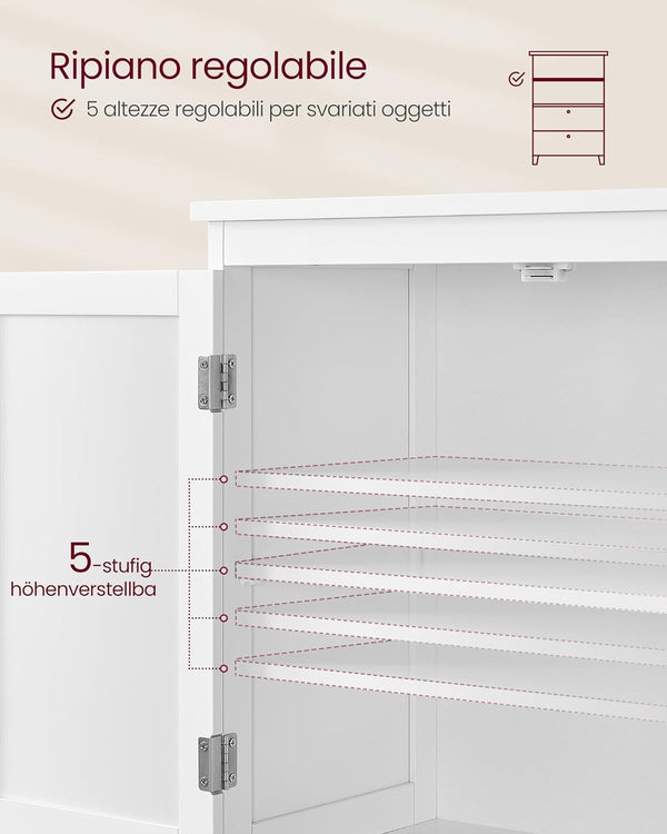 Storage Cabinet with Doors & Drawers - Karrari