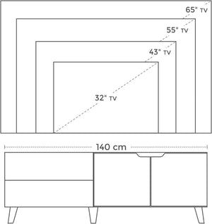 Rustic Brown TV Stand - Karrari