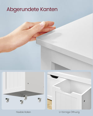 Kids Toy Storage Cabinet with Wheels