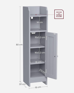 Slim Bathroom Storage Cabinet - Karrari