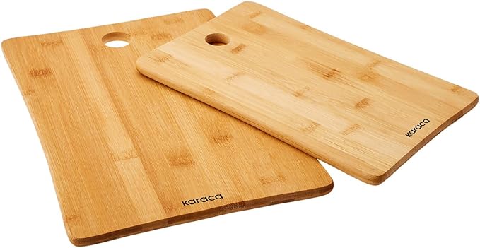 Karaca Bamboo Cutting Board Set – 2 Piece - Karrari