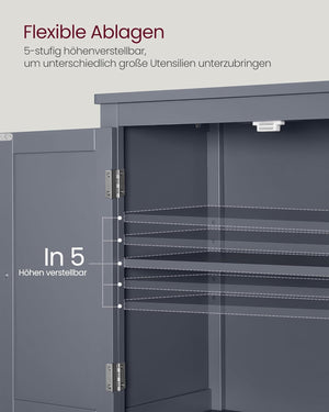 4-Door Bathroom Storage Unit - Karrari