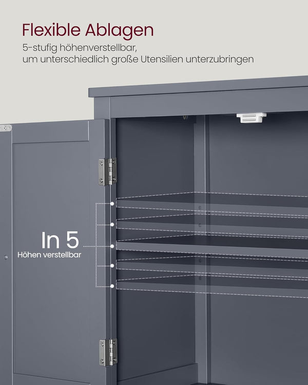 4-Door Bathroom Storage Unit - Karrari
