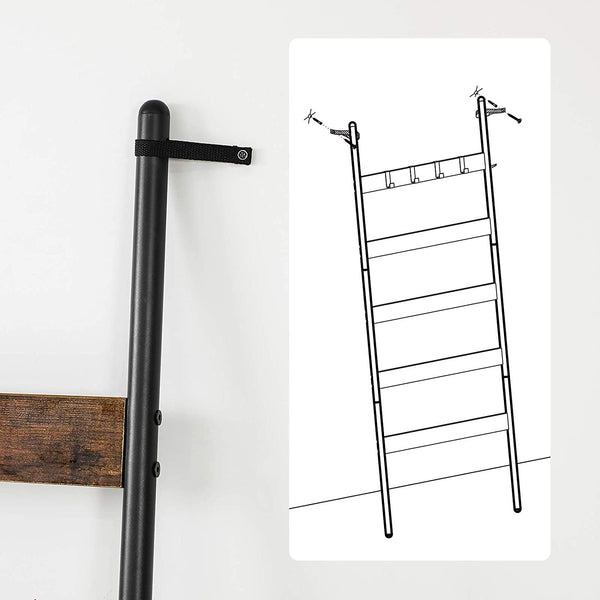 5-Tier Angled Ladder Shelf - Karrari