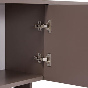 Modern TV Unit, Melamine-Coated Chipboard &  Elegant Solid Surface
