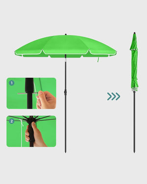 Tilt Parasol UPF 50+ – 30° Adjustable, With Carry Bag