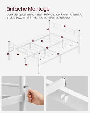 Double Metal Bed Frame - Karrari