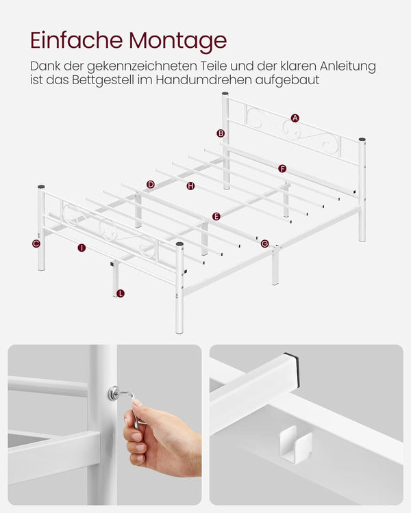 Double Metal Bed Frame - Karrari