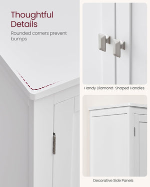 4-Door Bathroom Storage Unit