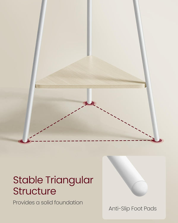 Coat Hanger Stand with Shelves