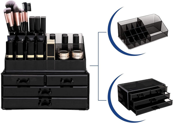 Acrylic Makeup Organizer with 4 Drawers - Karrari