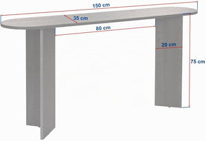 Elegant Melamine Coated Sideboard - Walnut