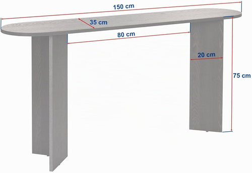Elegant Melamine Coated Sideboard - Walnut