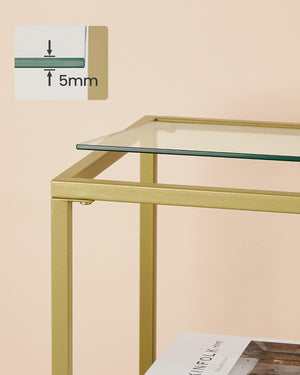 Modern Gold Console Table - Karrari