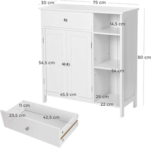 Floor Cabinet with Adjustable Shelves
