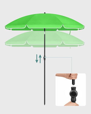 Tilt Parasol UPF 50+ – 30° Adjustable, With Carry Bag