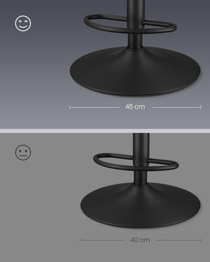 Set of 2 Adjustable Bar Stools - Karrari