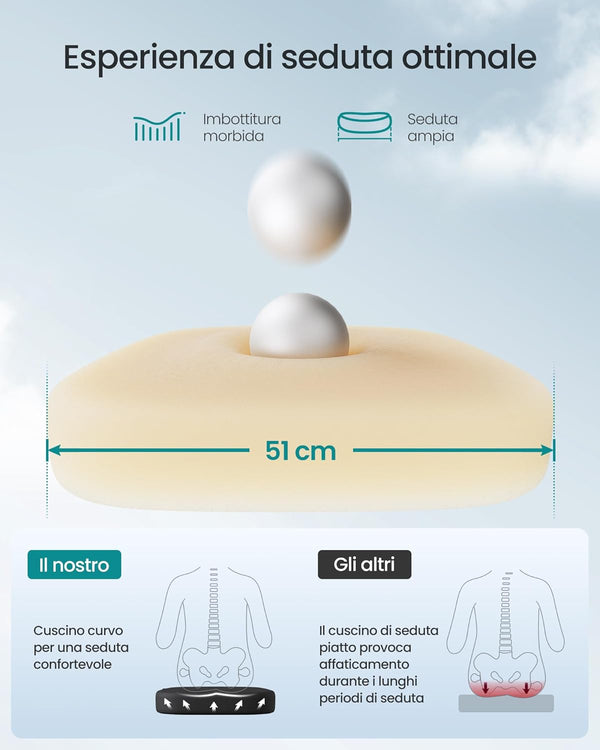 Ergonomic Office Chair with Lumbar Support - Karrari