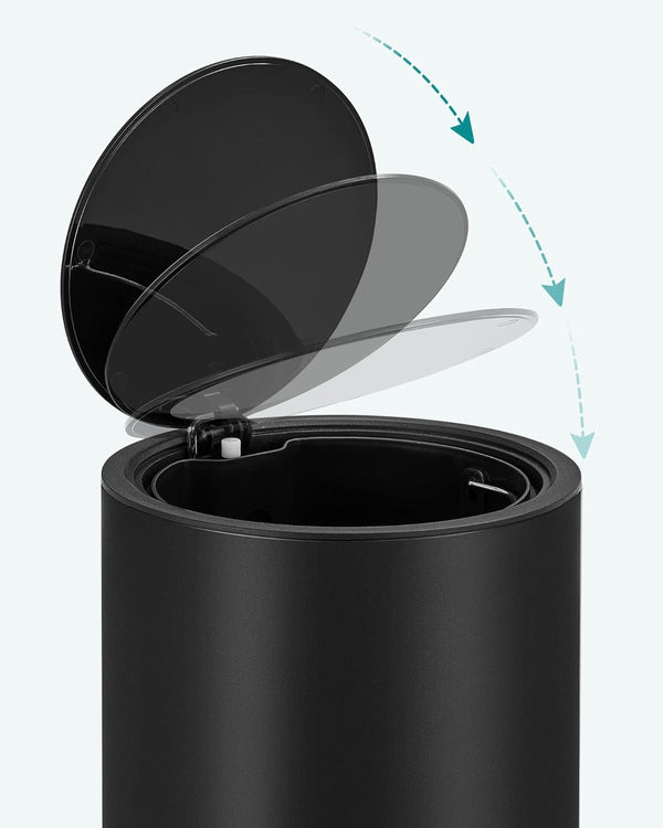 3L Bathroom Trash Can with Lid – Soft Close - Karrari