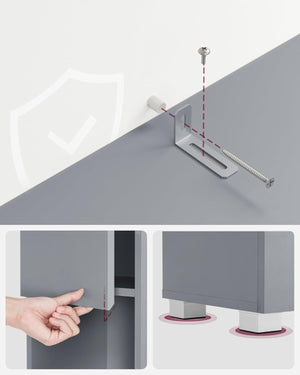 Tall Bathroom Cabinet with Drawer