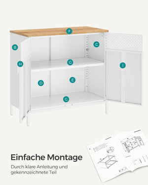 Metal Storage Cabinet - Double Doors - Karrari
