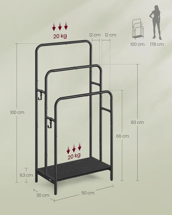 3-Tier Blanket Holder - Storage Shelf - Karrari