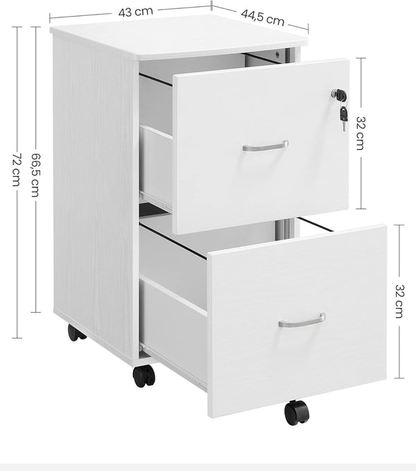 2-Drawer Filing Cabinet - Karrari