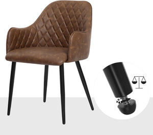 Modern Vintage PU Dining Armchair - Karrari