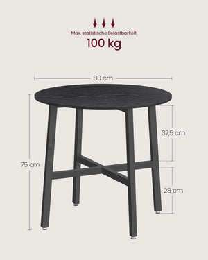 Industrial Round Dining Table - Karrari