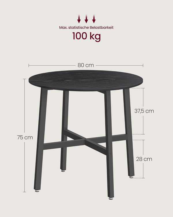 Industrial Round Dining Table - Karrari